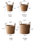 French Country Woven Planter Basket